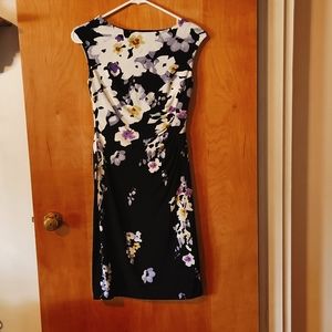 Ralph Lauren Floral Black Dress